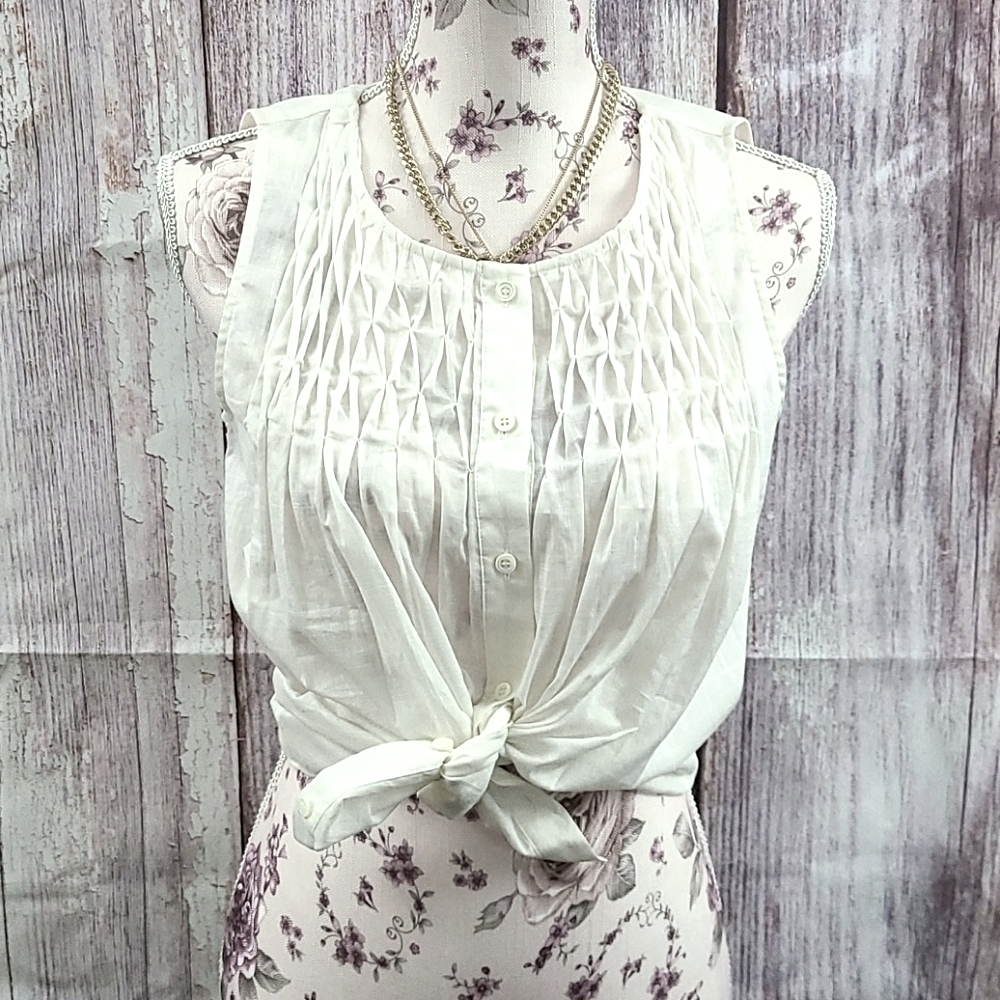 Ivory J Crew Tank